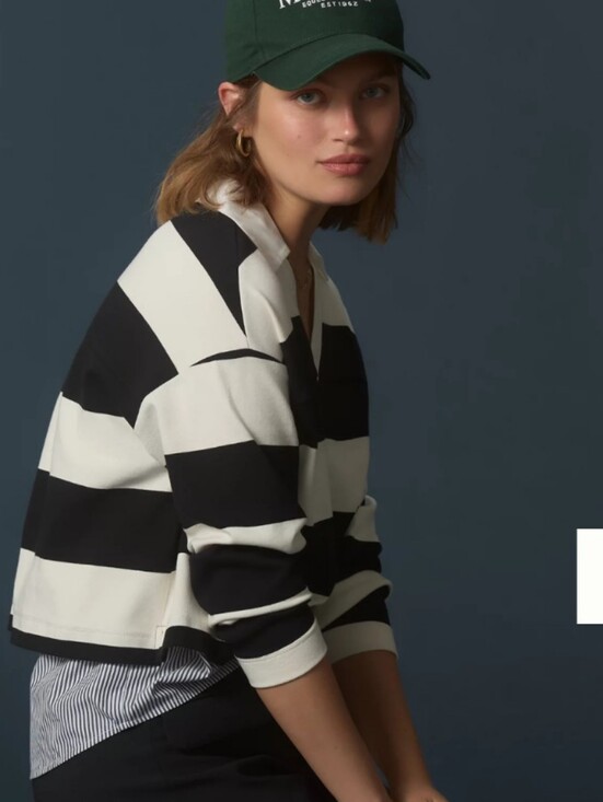 dolan Sweaters - dolan Black and White Stripes Sweater